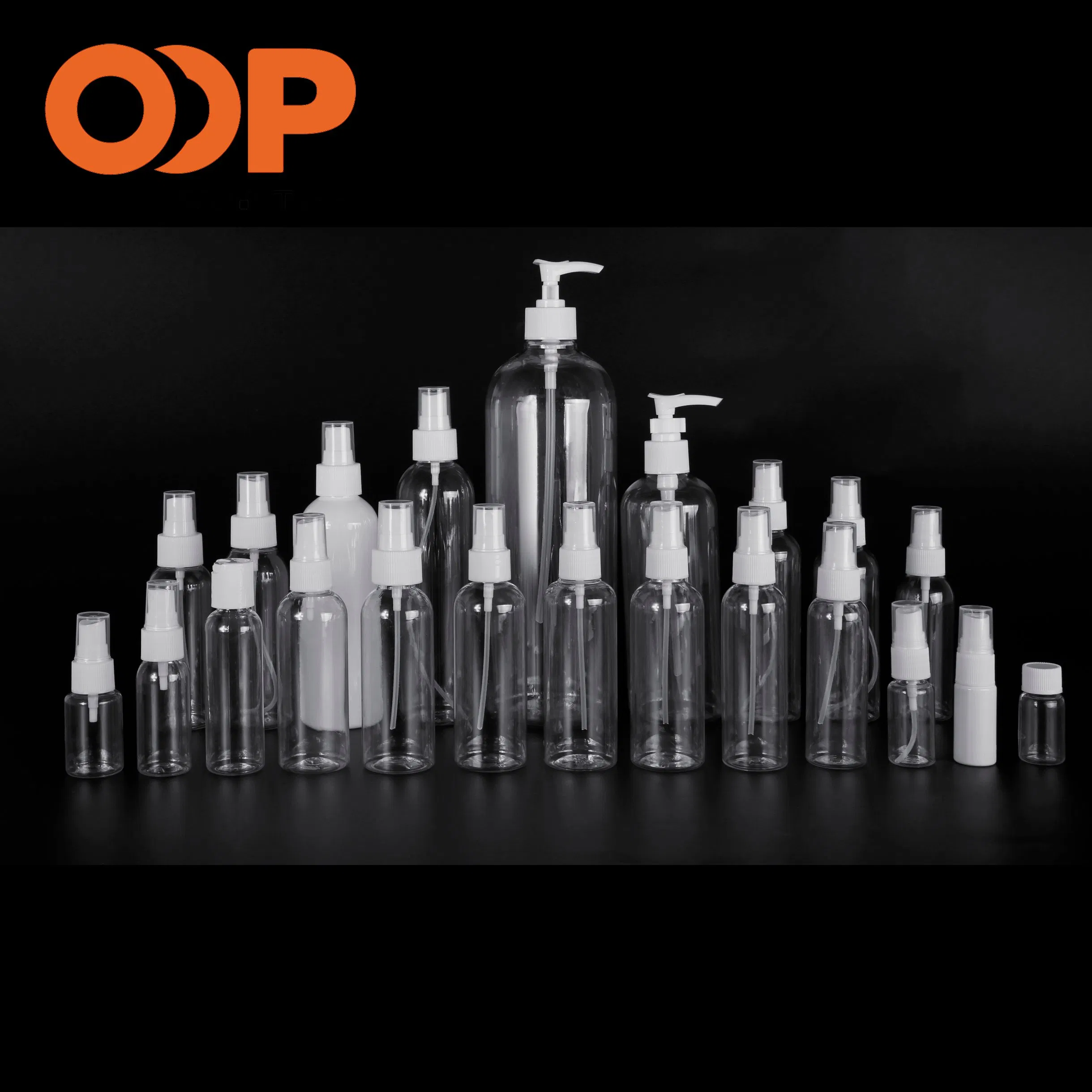 100 Skin Care Baby Talcum Plastic Clear Pump Spray Bottle