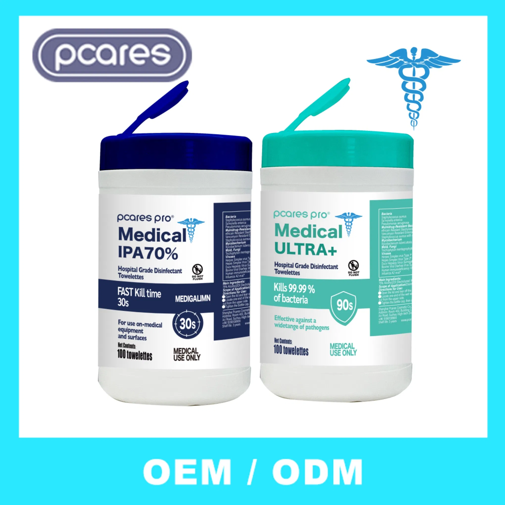 Medical Chlorheidine Wipe 2%Chg+70% Ipa Alcohol Pad Wet Wipes