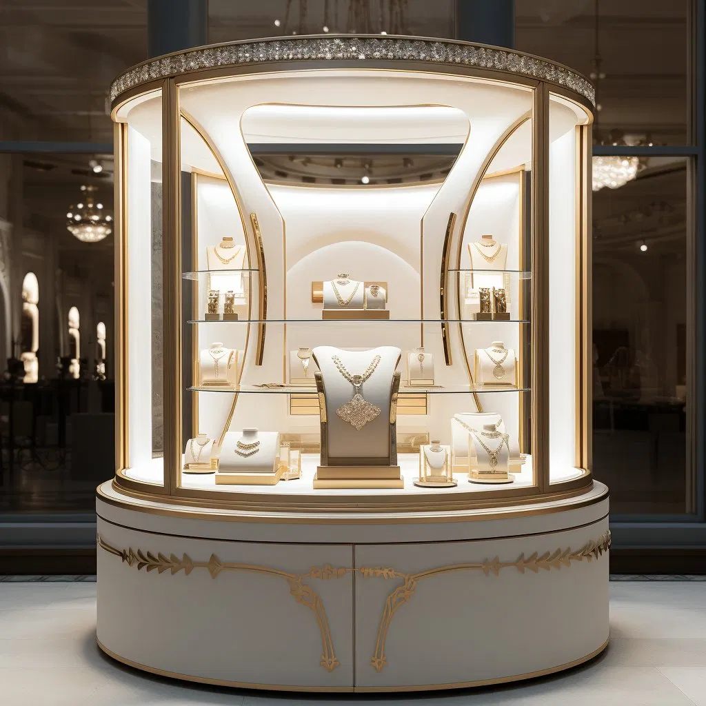 Glass Jewelry Display Case