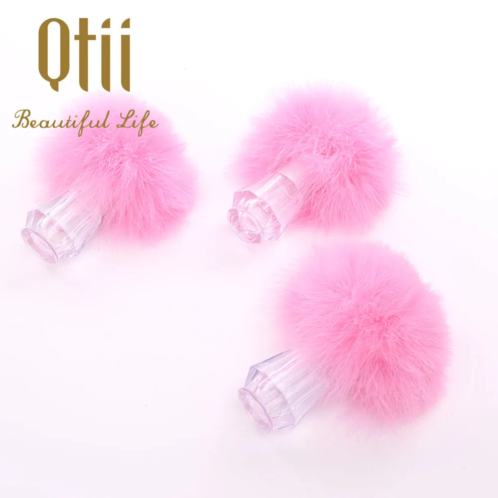 Natural Turkey Feather Big Puff with Handle Baby Body Powder Puff