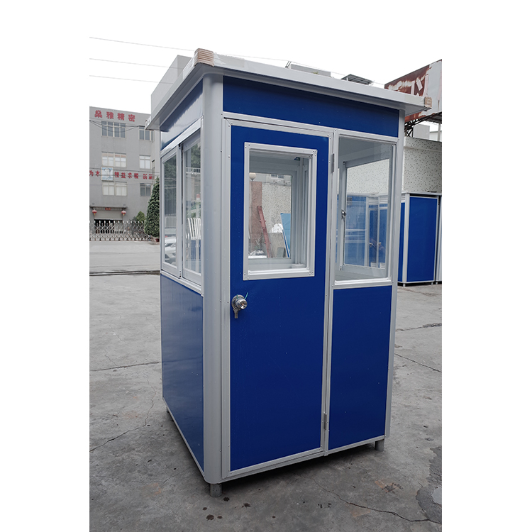 Customized Flat Pack Sentry Box Prefabricated Mobile Modular Design Outdoor EPS Wall Luxury Post Road Duty Portable Security Booth Guard House for Sale