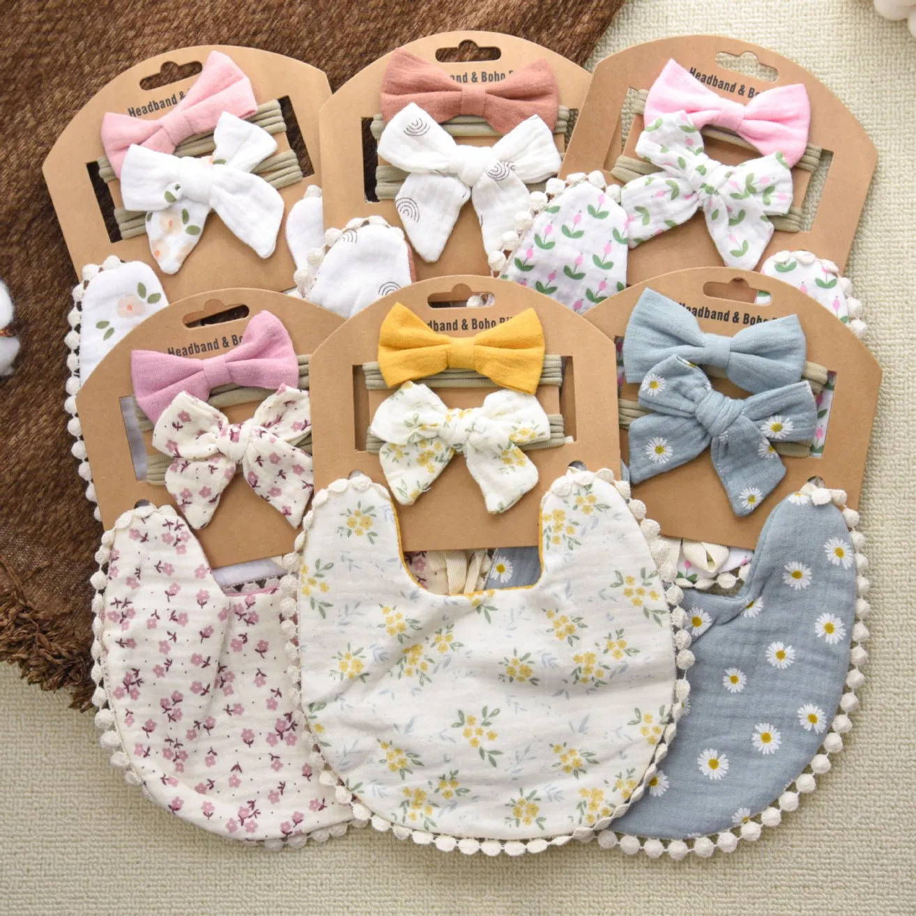 Super Absorbent Baby Muslin Bibs Newborn Feeding Bibs Girl and Boy 0-3years Old Baby Drool Bibs