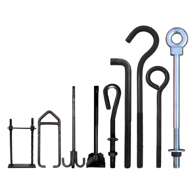 Анкерный болт с крюком, оцинкованный, для бетона