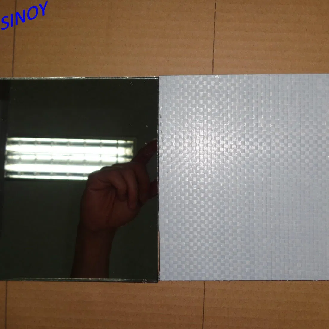 Gym Wall Safety Mirror with Cat I PE Film or Cat II