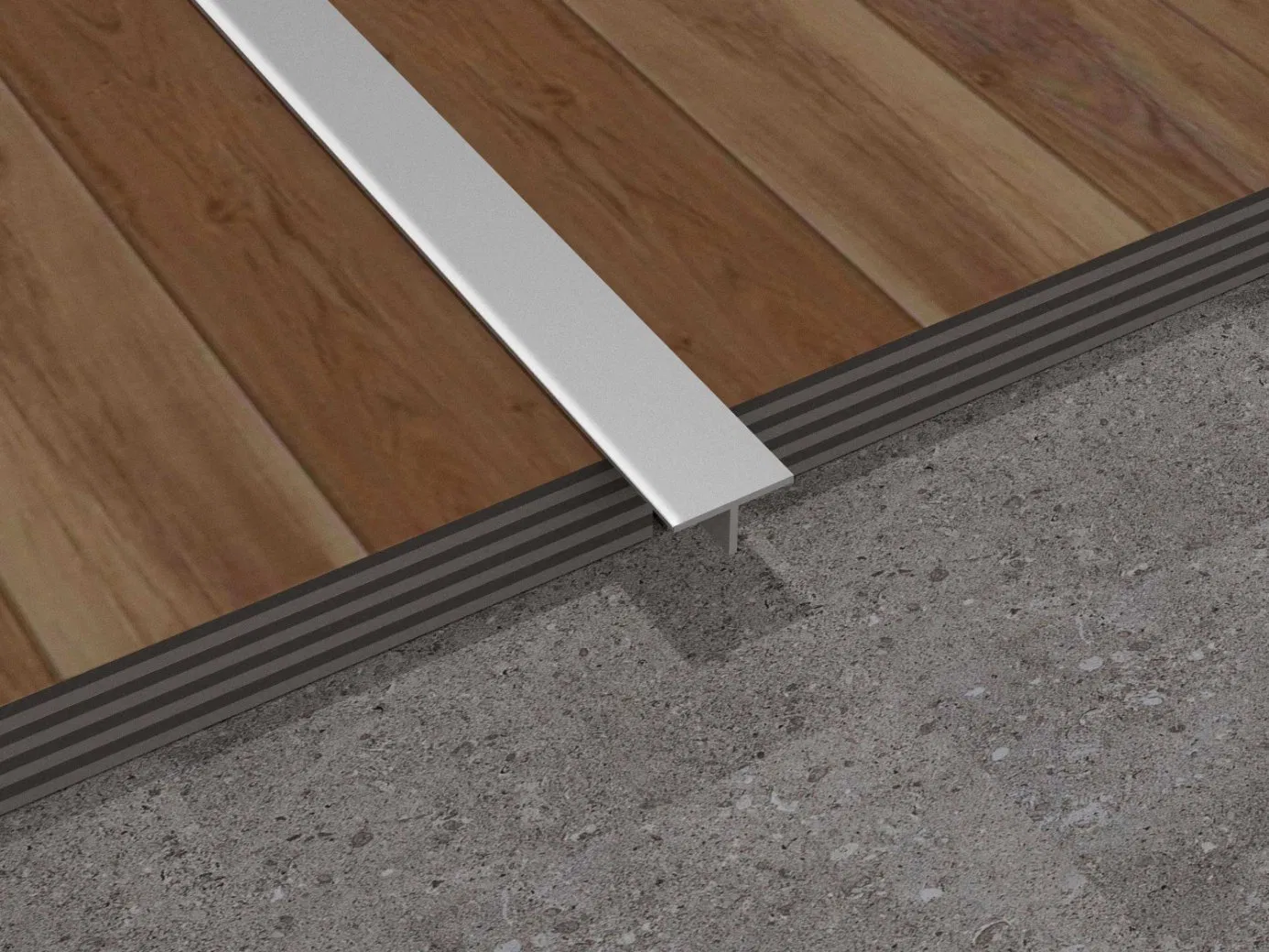 Hero Metal Factory Price Aluminum Alloy Flooring Accessories Angle Strip Trim