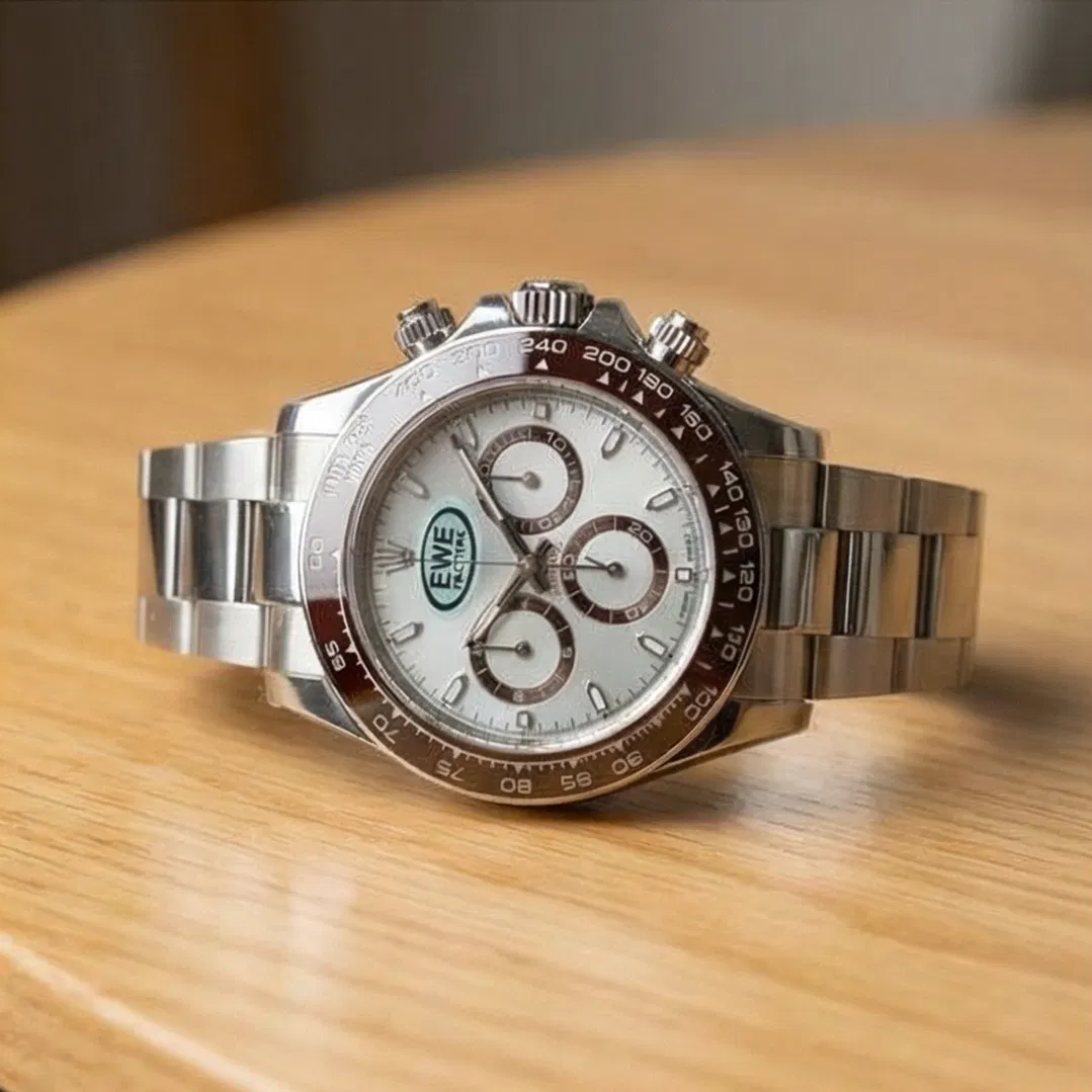 Stylish Black Waterproof Quartz Watch with Elegant Arabic Dial Design