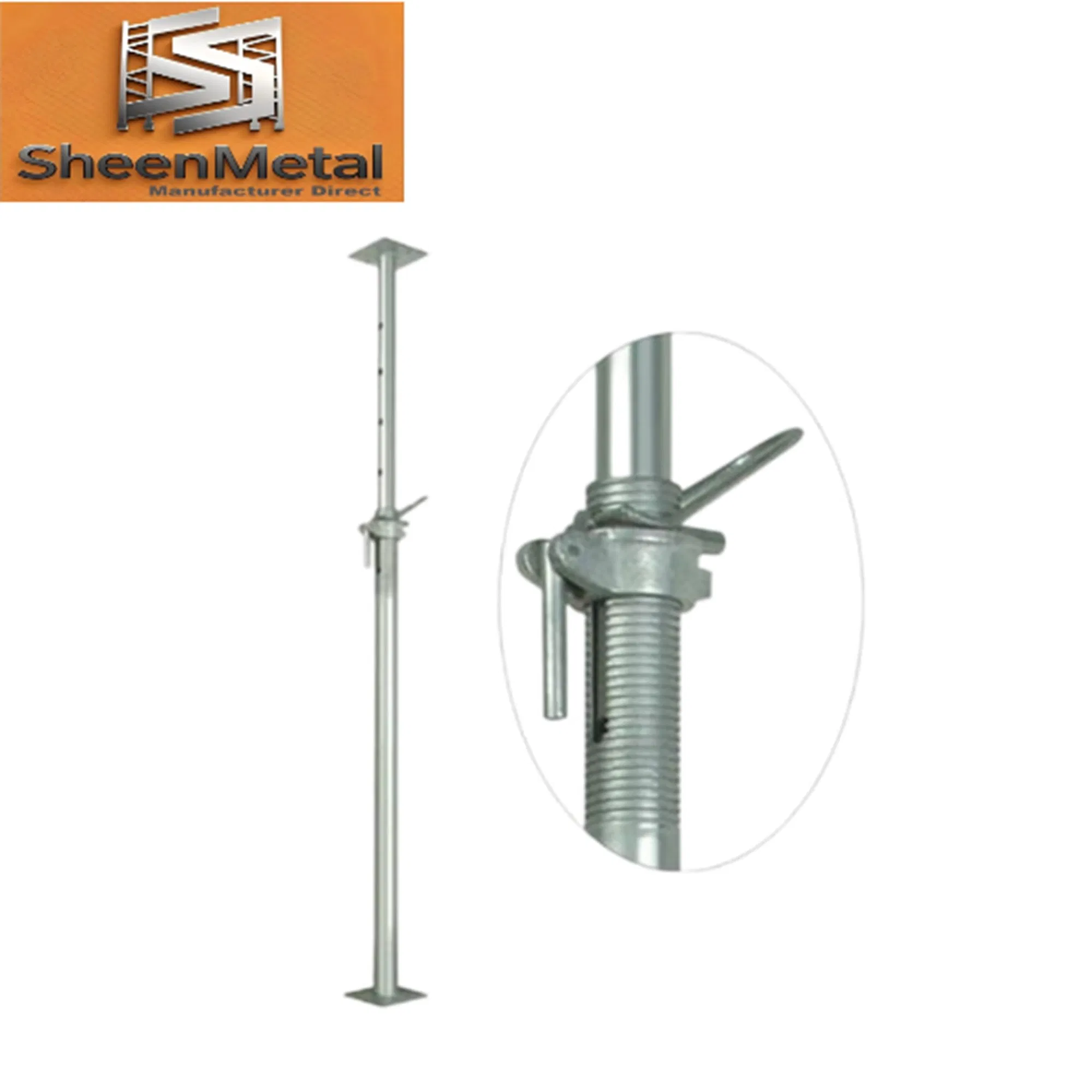 Durable Steel Prop Scaffolding with Customizable Colors for Versatile Use