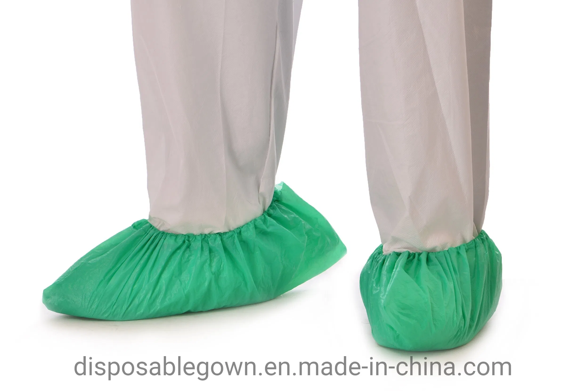 Comfortable Flexible CPE Disposable Foot Covers Wholesale Adult Use Plastic Colorful Shoe Cover