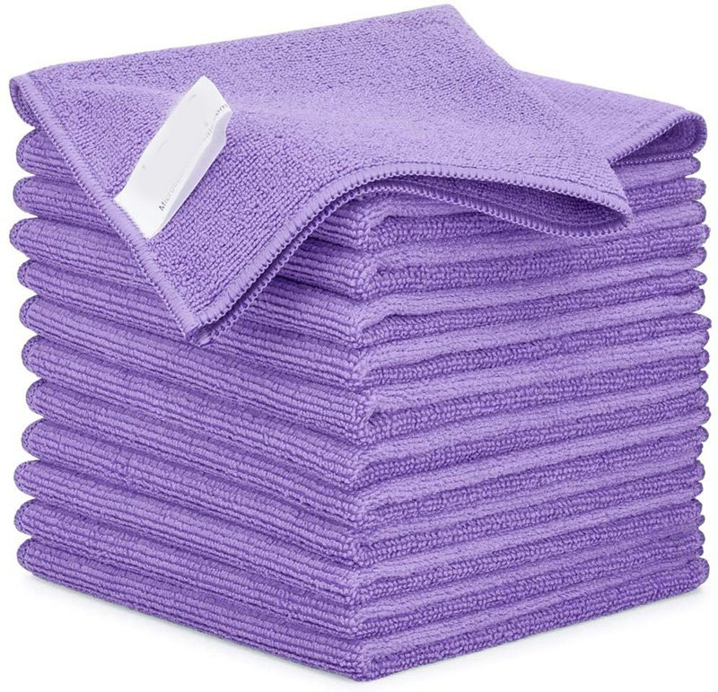 40X40 Wholesale Colorful Car Detailing 100% Microfiber Micro Fiber Cleaning Cloth Microfiber Towels