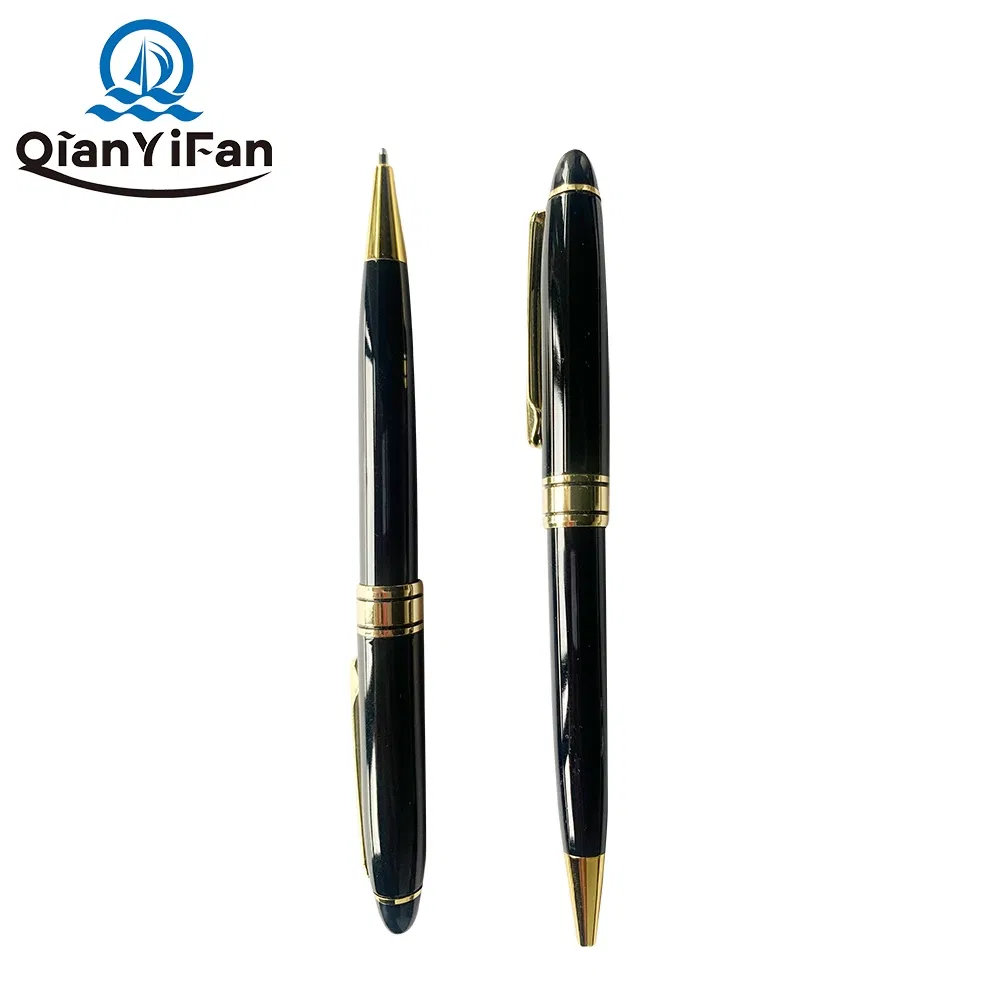 Premium Metal Ballpoint Pen Black Ink 1.0mm Medium Nib Suitable for Business Office, Hotel, Travel, School