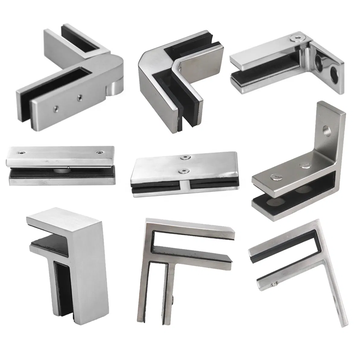 Hot Sales 316 2205 Stainless Steel Balustrade Stair Railing Corner Bracket Glass Clamp for Fence
