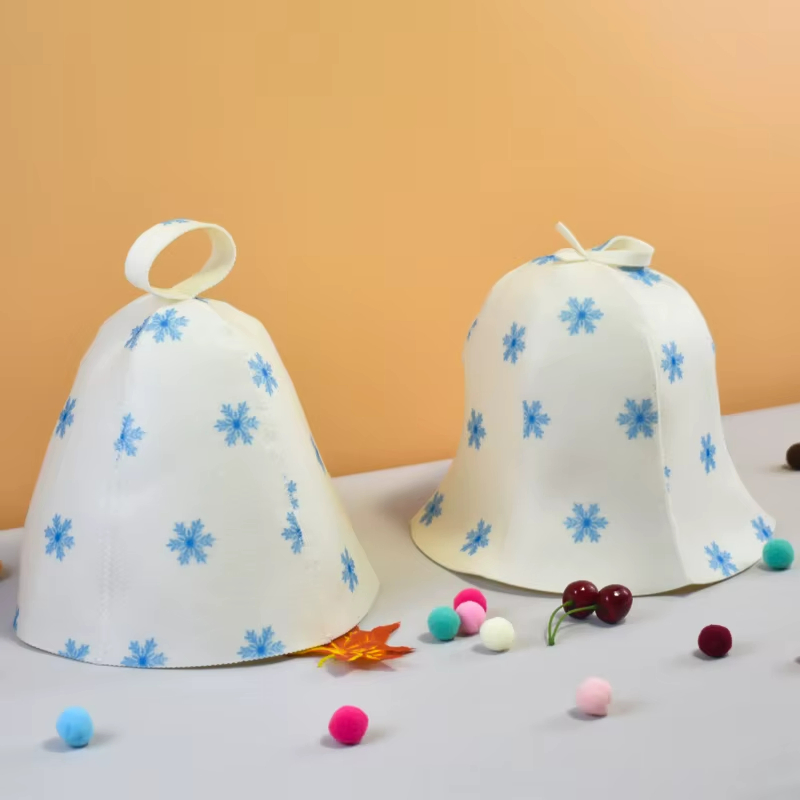 Handcraft Manufacturer Custom Top Quality Wool Patterns Bath and Sauna Hat