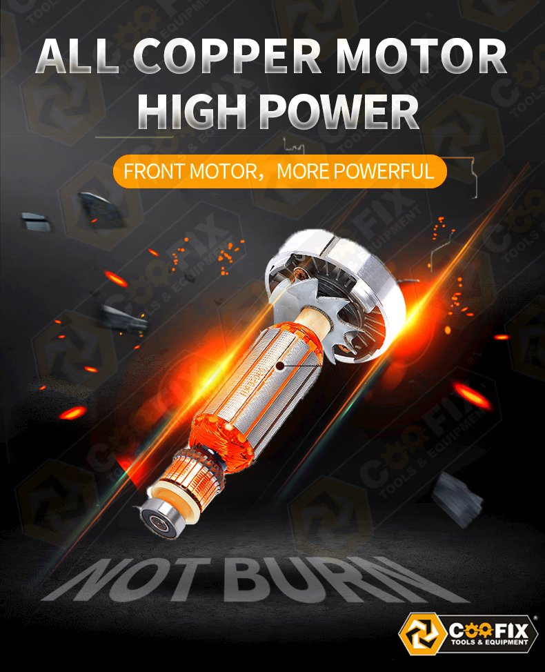 Coofix CF-Es005 Portable Electric Sander Machine Wood 14000r/Min Industrial 110*100mm 220V/110V CE GS EMC, / Color Box Handheld