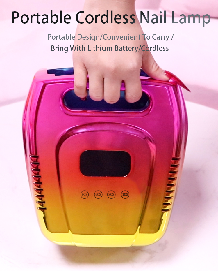 High Power Professional UV LED Nail Lamp 96W Nail Dryer for Curing All Types Gel Nail Art Machine