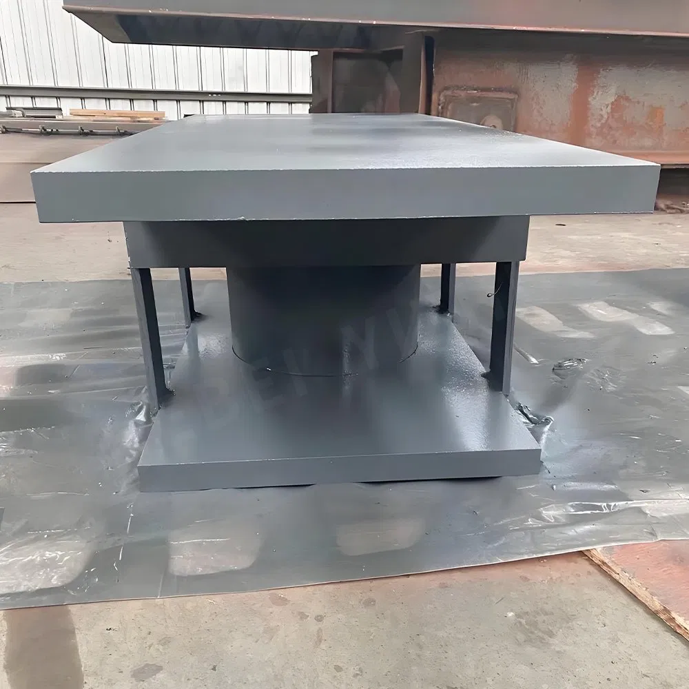 Professional Seismic Isolation Rubber Bridge Bearing Bridge Basin / Pot Bearing Damper Support