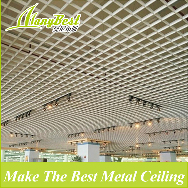 Manybest Fireproof Decorative Aluminum Grille Ceiling