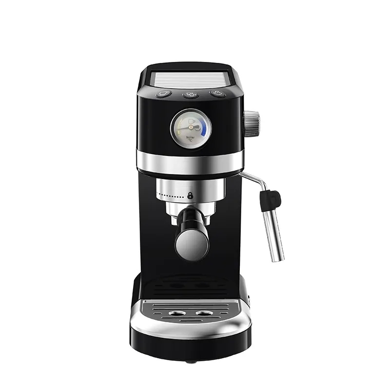 Classic Retro Desktop Concentrated Plus Hot Water System Turkish Coffee Maker Electric Espresso Machine with Milk Frother