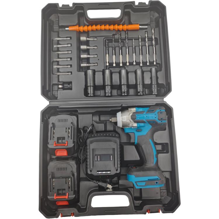 China Origin Customized Lithium Battery Drill Kit with Color Box