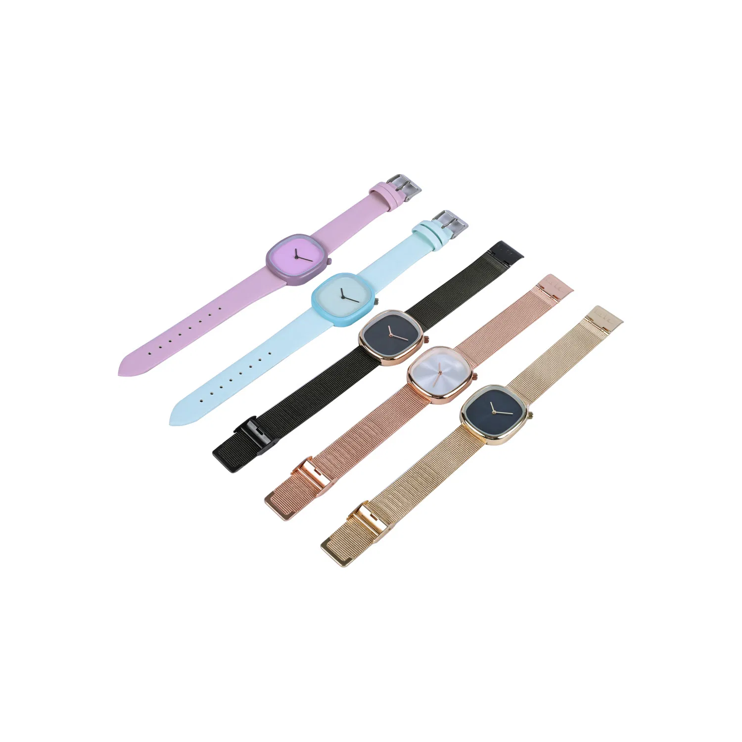 Minimalist Oval Women Wrist Watch Luxury Custom Ladies Relojes Leather Watch