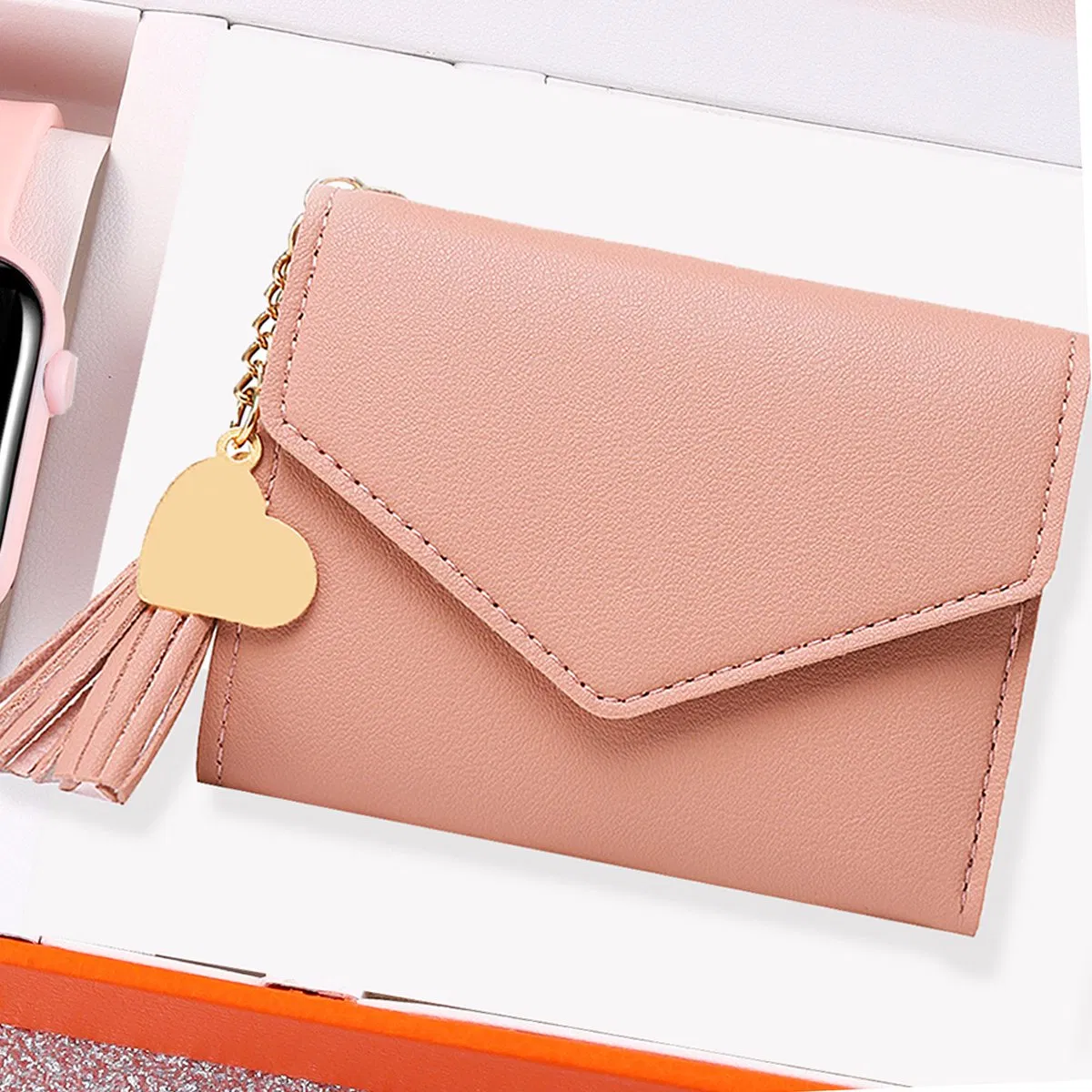 Gift Watch Watch Set Cartoon Wallet Pink