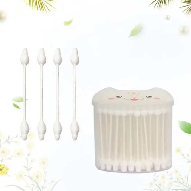 Customized China Factory Qtips in Plastic Tube Thick Thin Cotton Swabs
