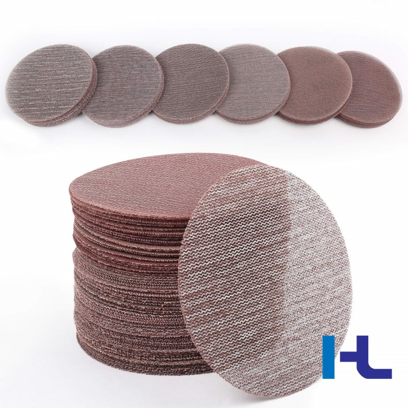 125mm 150mm Abrasive Sand Sanding Mesh for Fine Surface Finishing