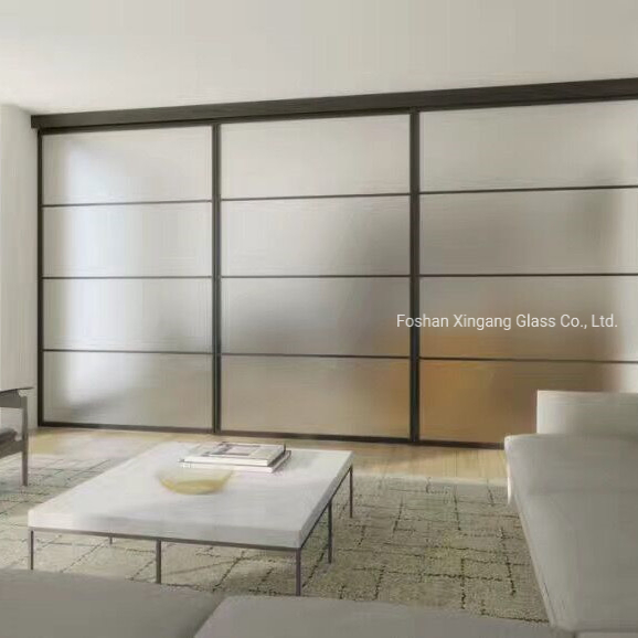 Partition Glass Door Glass Window Glass Acid -Etched Frosted Glass