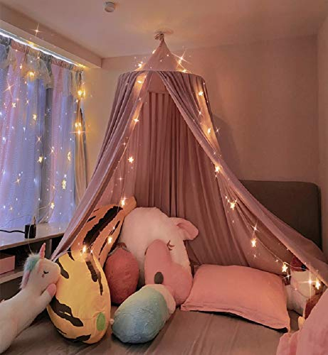Canopy Kids Bed Smooth Tent Canopy Girls Room Decoration Princess Dreamy Mosquito Net