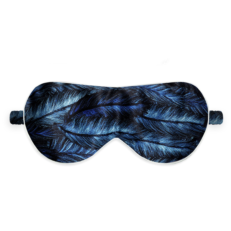 Printed Silk Eye Mask Custom Silk Mask Silk Sleeping Mask
