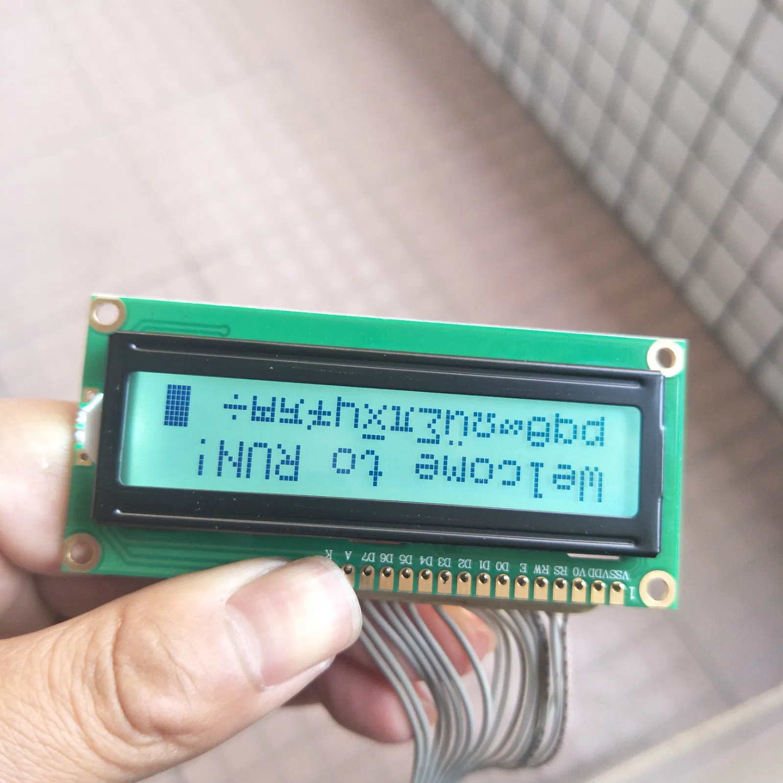 5V 3.3V Blue Grey Green Character 16X2 1602 LCD Module