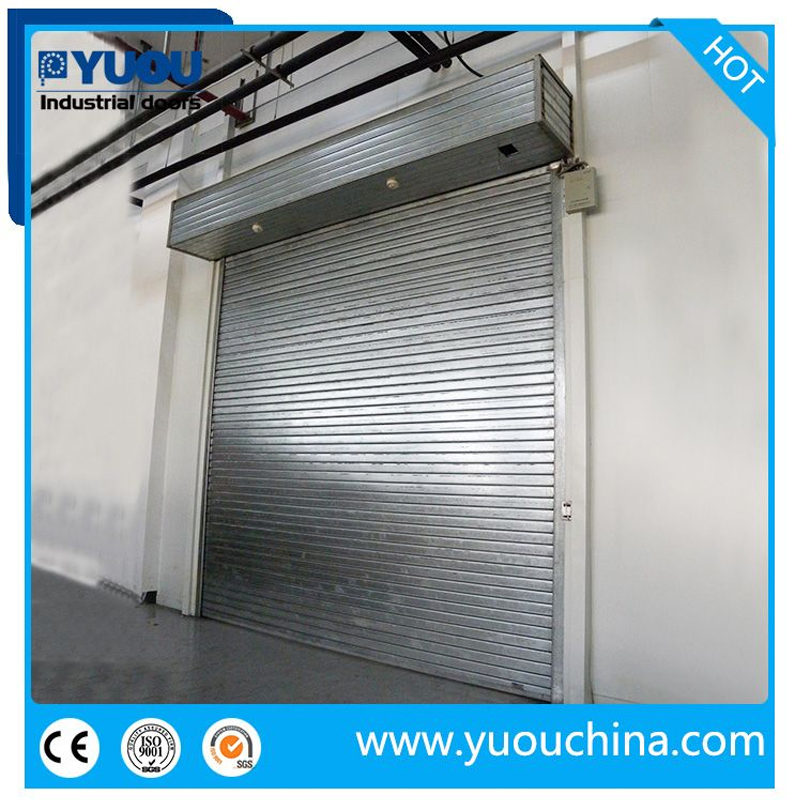 Double Layer Insulated Fire Rated Gi Roller Shutter Slats/ Rock Wool