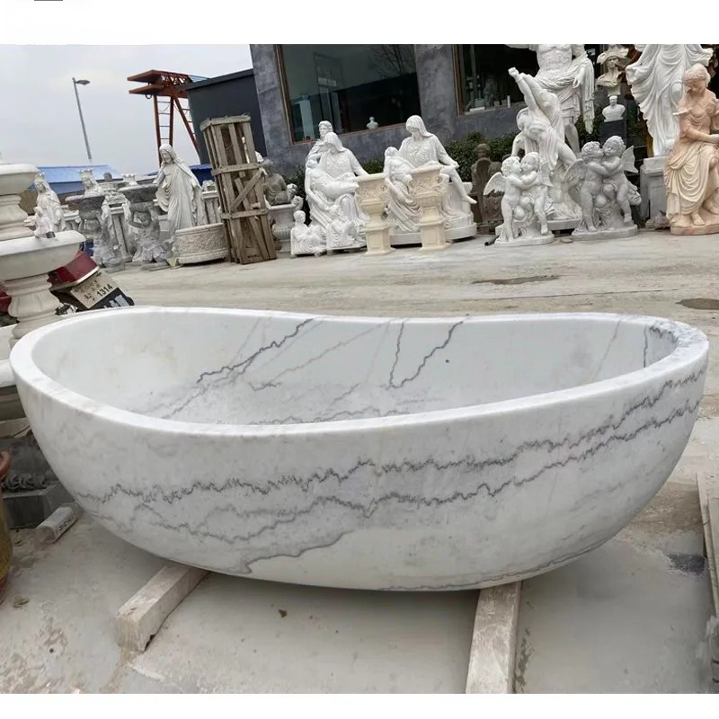 Oval Freestanding Soaking Bathtub Sanitary Ware for Modern Home