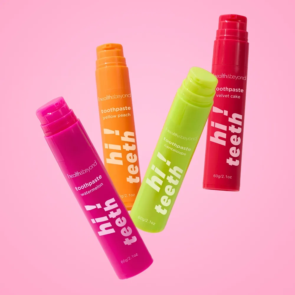 OEM ODM Custom Gel Paste Dentifrice Whitening Purple Whiten Toothpaste for Home