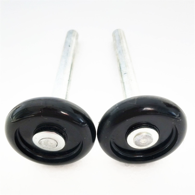 Black Without Bearing 46*120mm Nylon Roller Belong Garage Door Hardware Parts