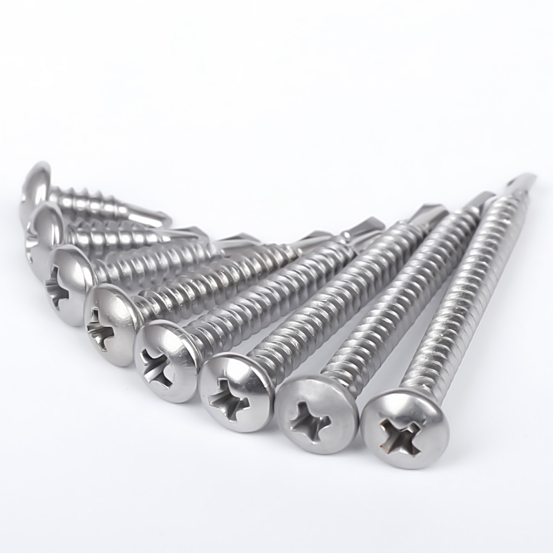 China Manufacturer M6 M8 Pan Head Screw A2 -70 Furniture Metal Stainless Steel Self Drilling Screw