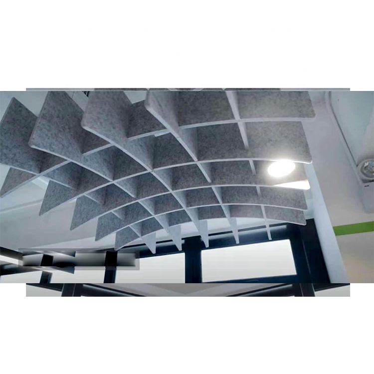Stylish Acoustic Ceiling Panel with LED Lampshade for Pets
