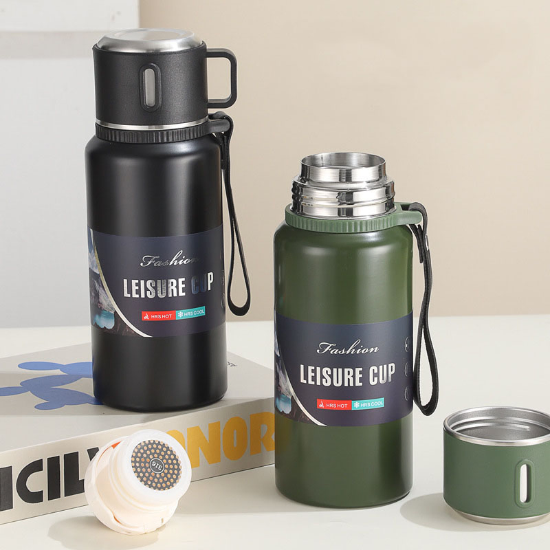 Double Wall Smart Vacuum Flask Insulated Stainless Steel Gym Water Bottle