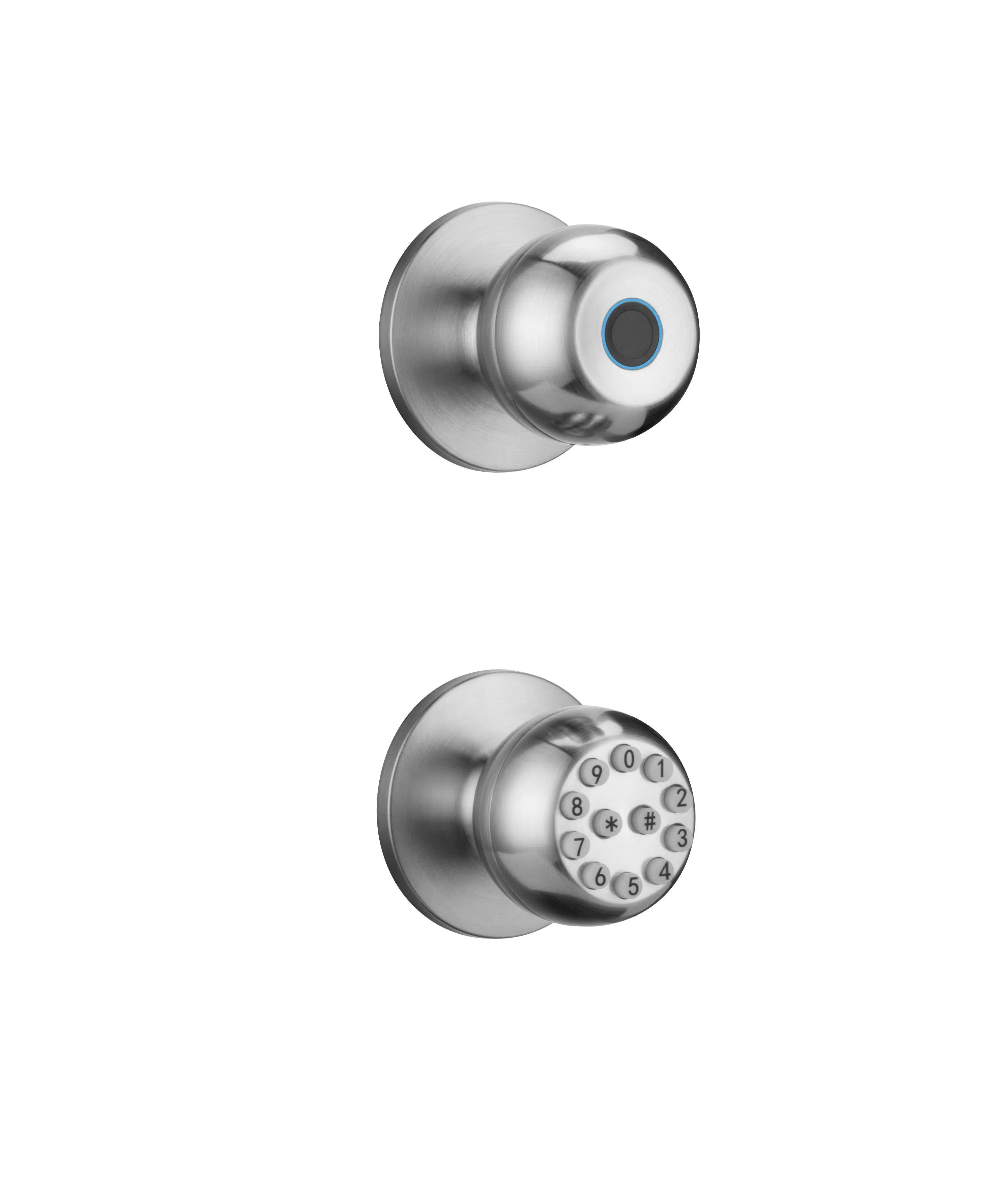 Smart Door Knob, Fingerprint Door Lock Smart Lock Fingerprint Door Knob with APP Control, Great for Bedrooms, Cloakroom, Apartments Offices, Hotels