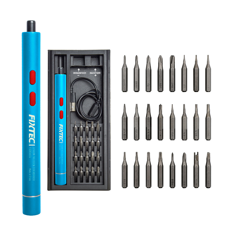 Fixtec Mobile Phone Repair Tools 3.6V Li-ion Cordless Precision Screwdriver Set Magnetic Bit Holder