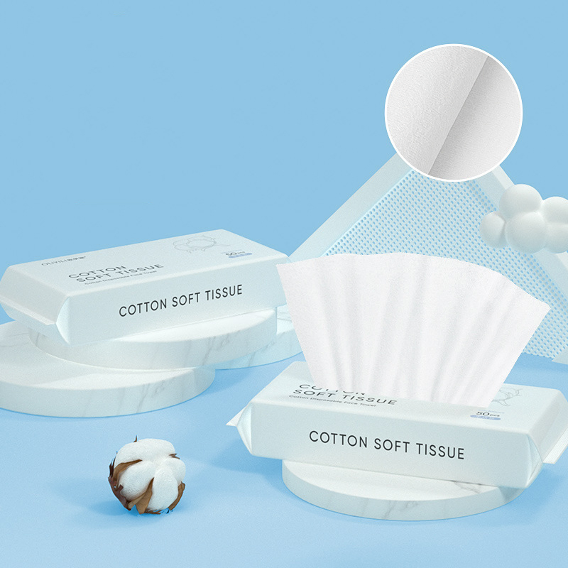 Pure Cotton Women′ S Soft Towel Thickened Removable Disposable Facial Scrub