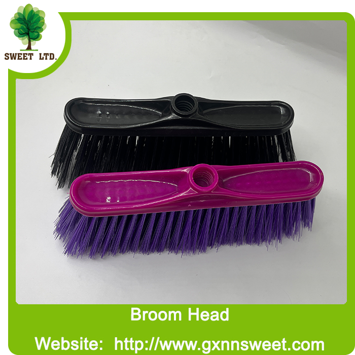 Household Cleaning Products Sweep Floor Custom Plastic Broom Head Brush