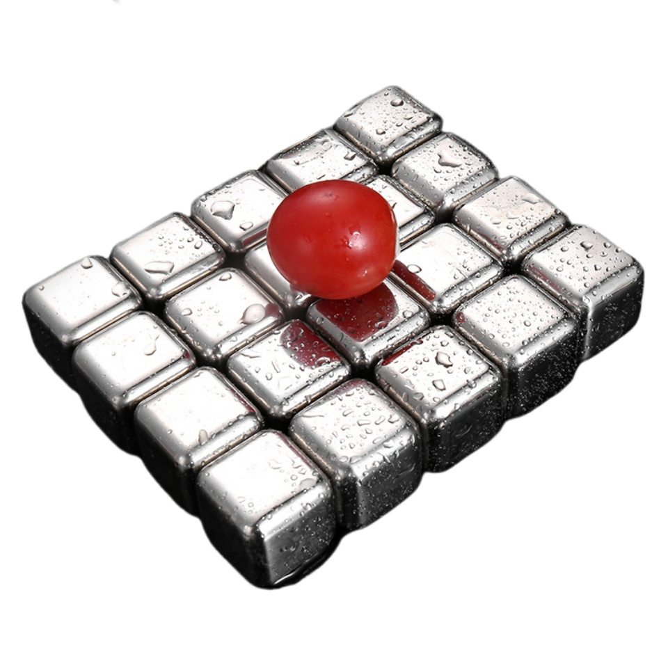 Металлические кубики для охлаждения напитков из нержавеющей стали 304