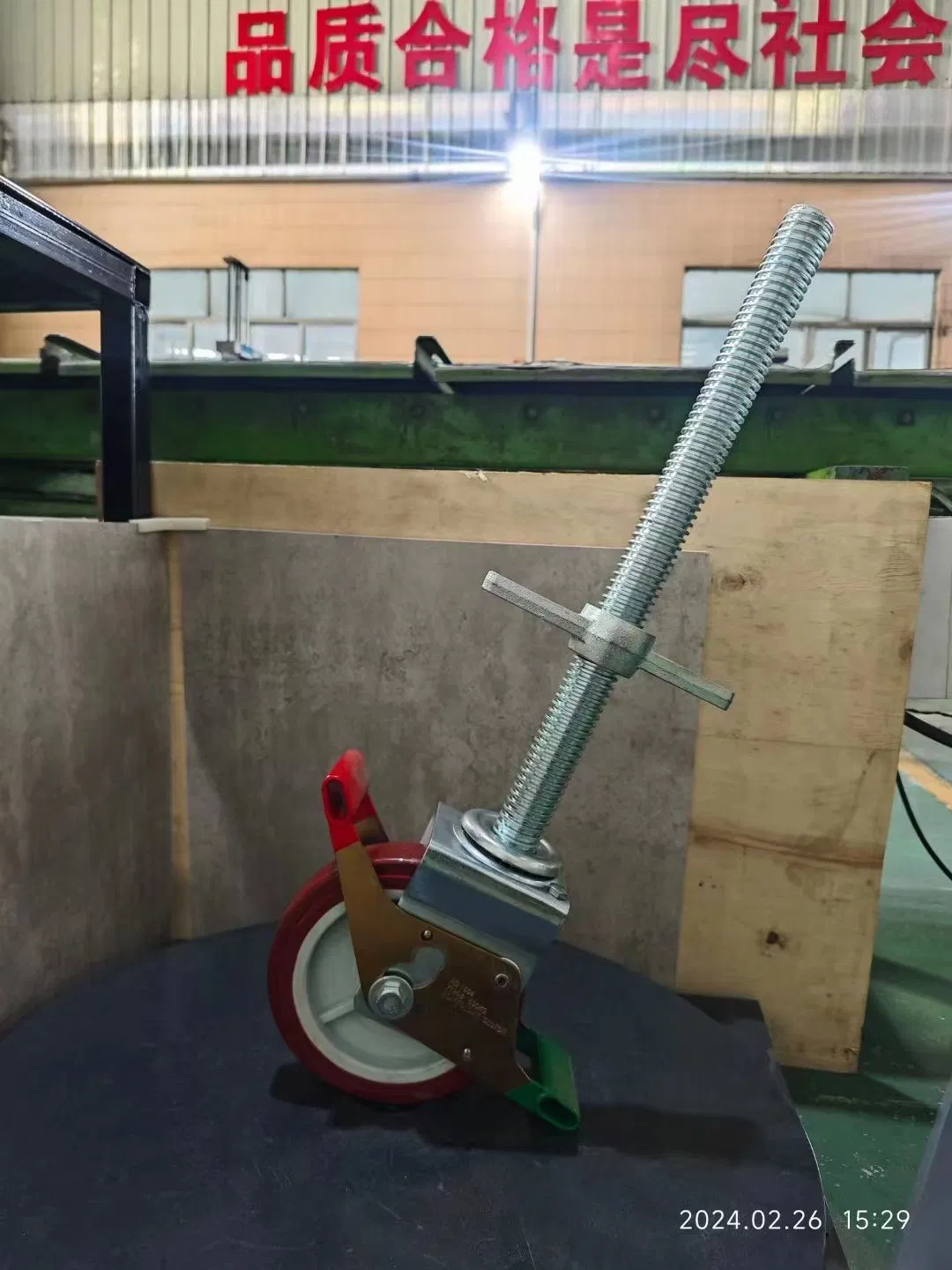 Adjustable Scaffolding Castor Wheel with Jack 38*500mm