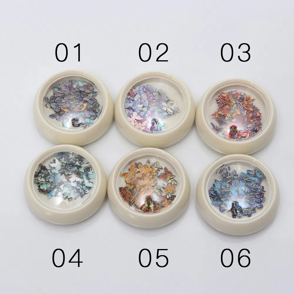 Mixed Wood Pulp Piece Animal Plant Color Flower Daisy Nail Art Decoration