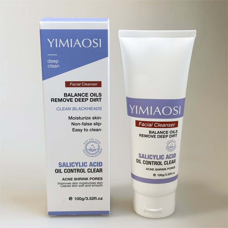 Salicylic Acid Acne Clear Face Wash Oil Control Whitening Exfoliating Anti Acne Deep Cleaning Skin Care Facial Cleanser