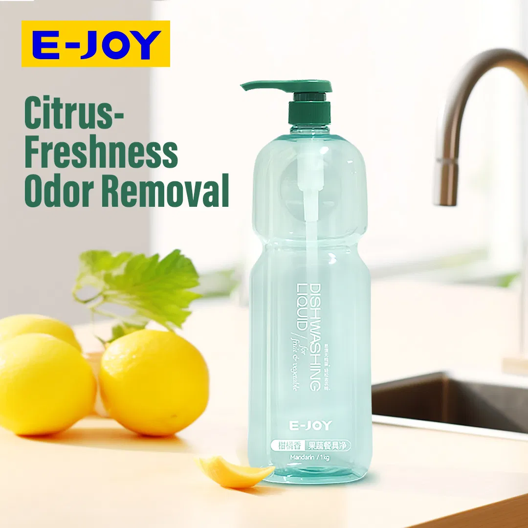 Biodegradable Dish & Vegetable Cleaning Liquid Non-Toxic Formula for Fruits, Veggies & Dishes