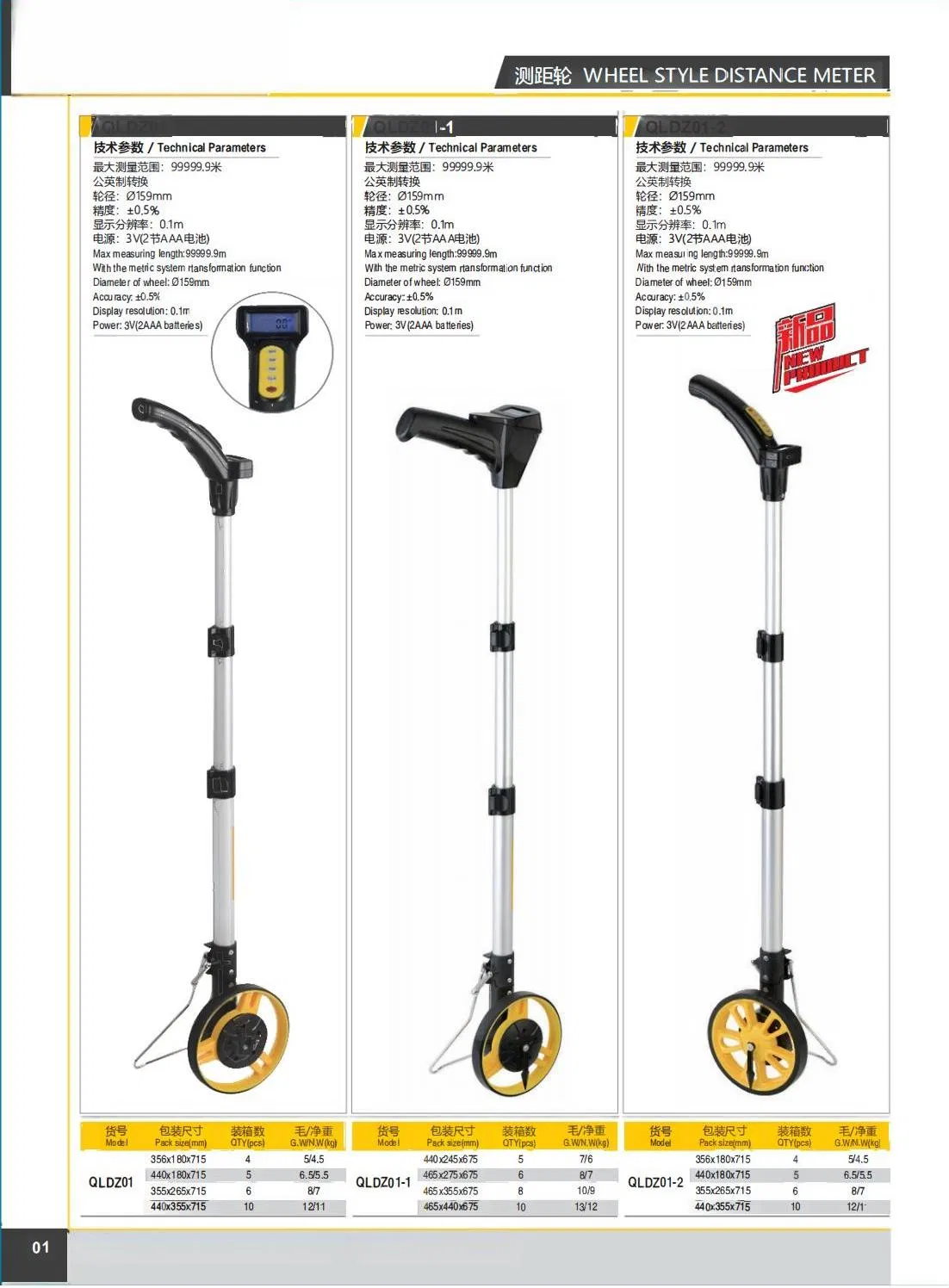Precision Measuring Wheel Tool for Accurate Distance Measurement
