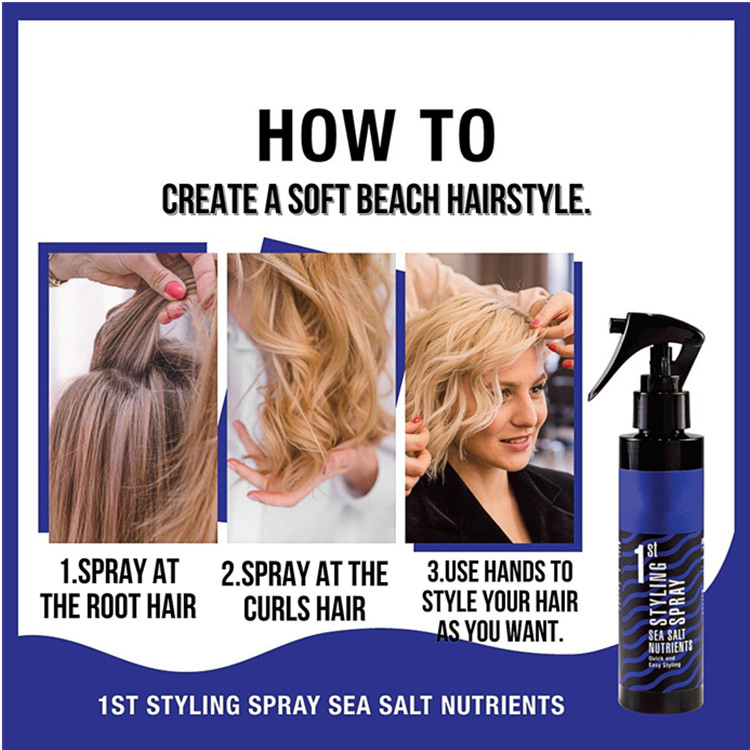 Professional Custom Nutrients Hair Texturizing Volumizing Hair Styling Spray