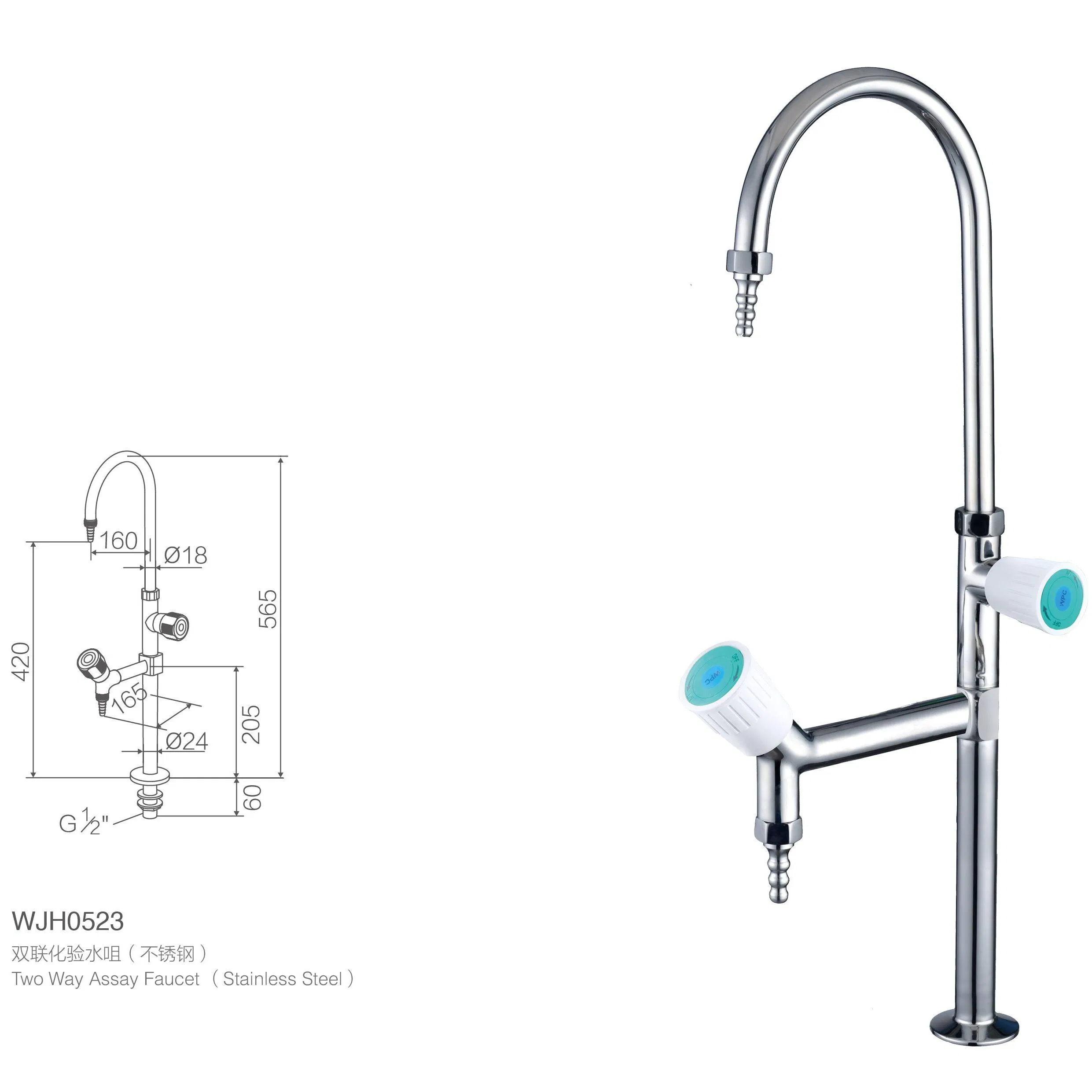 Лабораторный кран из нержавеющей стали