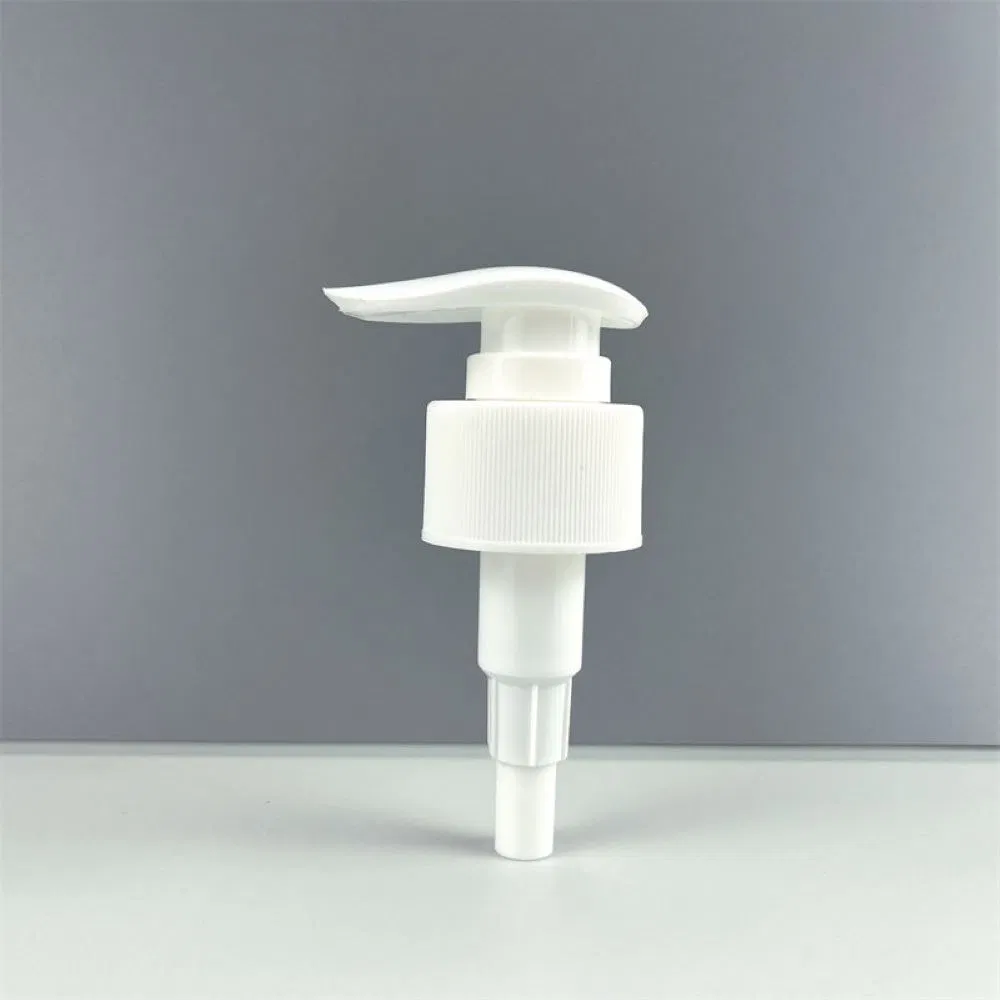 Chinese Factory 28/410 White Plastic Liquid Pump Dispenser Pump Smooth Closure Shampoo Lotion Pump for Cream Foam Spray Bottle Stopper